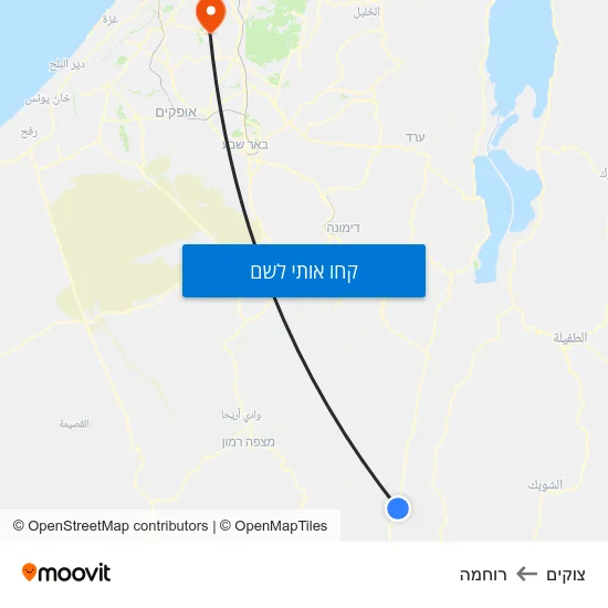 מפת צוקים לרוחמה