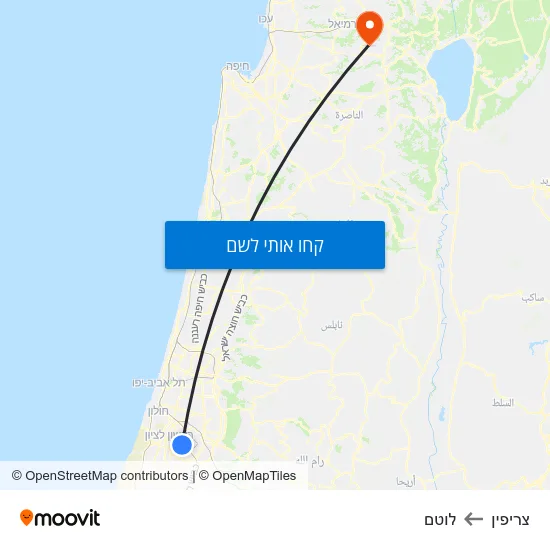 מפת צריפין ללוטם