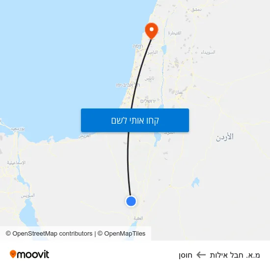 מפת מ.א. חבל אילות לחוסן