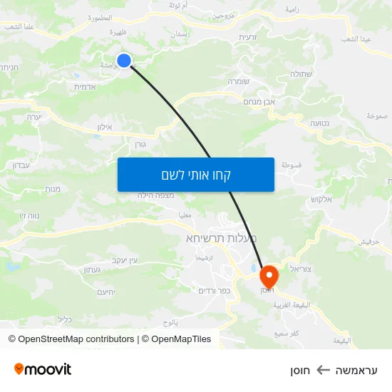 מפת עראמשה לחוסן