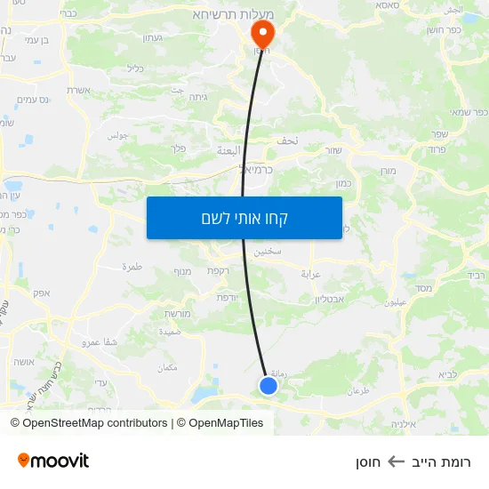 מפת רומת הייב לחוסן