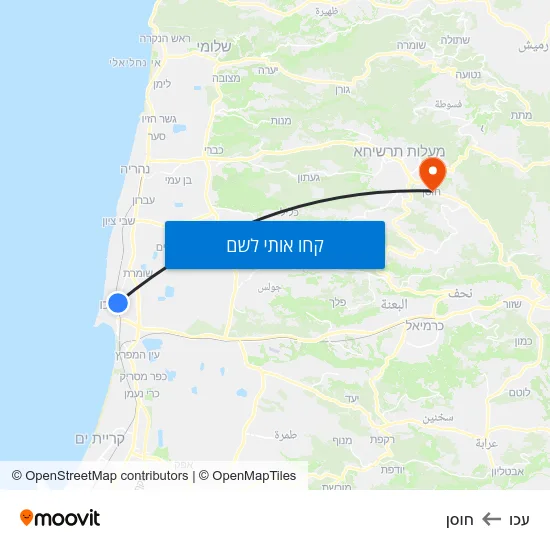 מפת עכו לחוסן