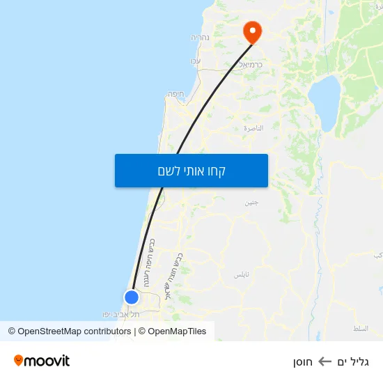 מפת גליל ים לחוסן