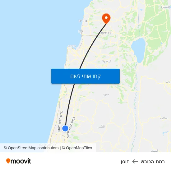 מפת רמת הכובש לחוסן