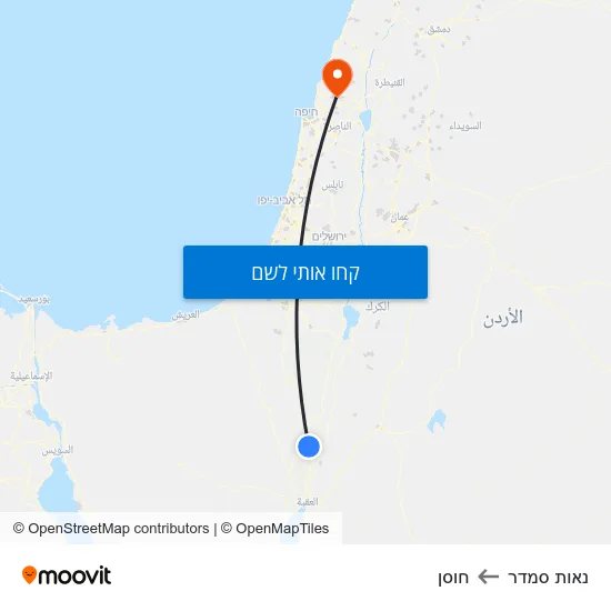 מפת נאות סמדר לחוסן