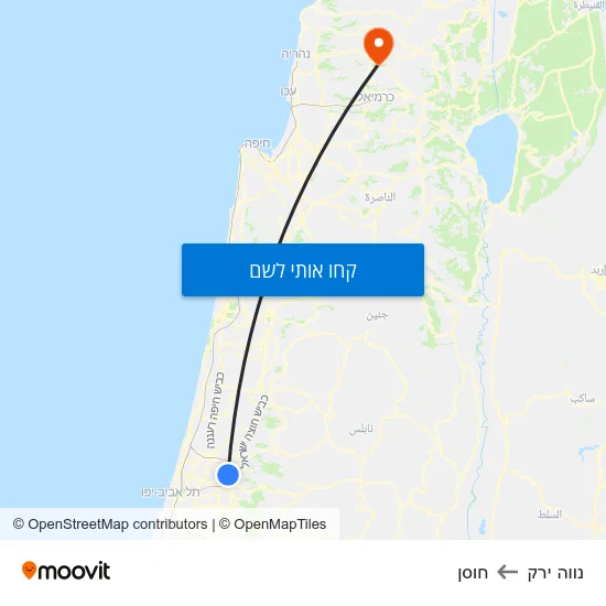מפת נווה ירק לחוסן