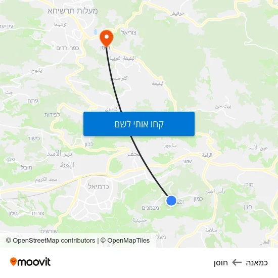 מפת כמאנה לחוסן