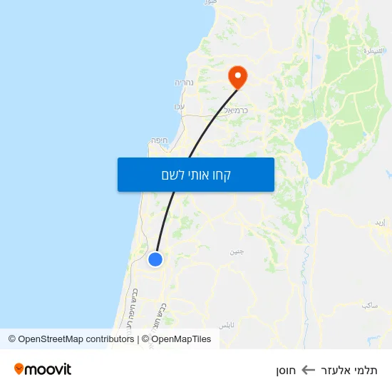 מפת תלמי אלעזר לחוסן
