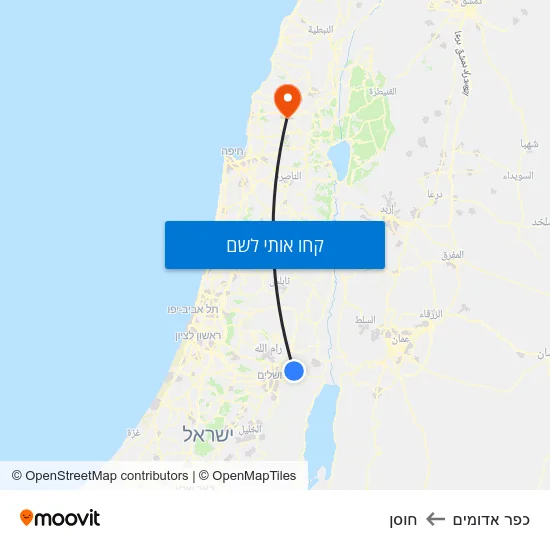 מפת כפר אדומים לחוסן