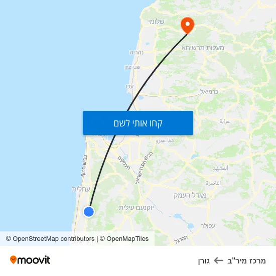 מפת מרכז מיר''ב לגורן