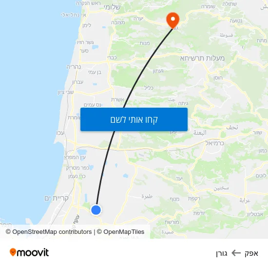 מפת אפק לגורן