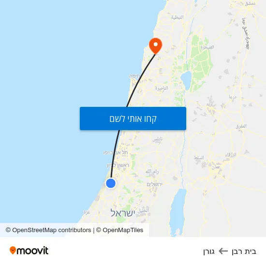 מפת בית רבן לגורן