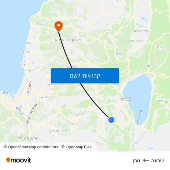 מפת שרונה לגורן