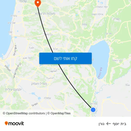 מפת בית יוסף לגורן