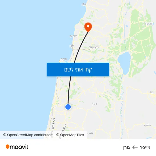 מפת מייסר לגורן