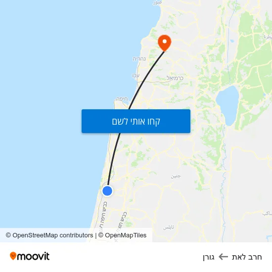 מפת חרב לאת לגורן