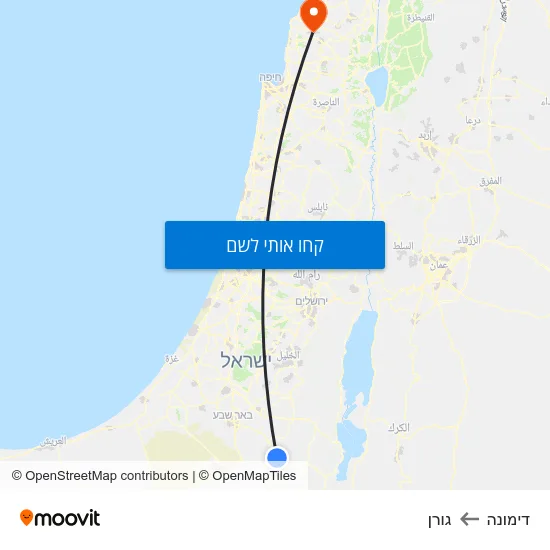 מפת דימונה לגורן