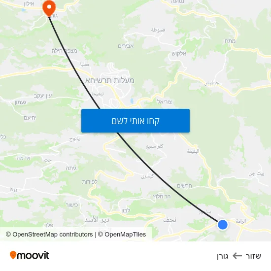 מפת שזור לגורן