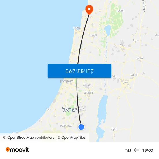 מפת כסיפה לגורן