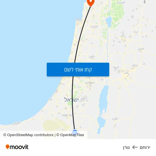 מפת ירוחם לגורן