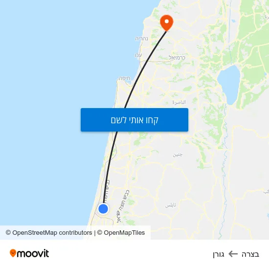 מפת בצרה לגורן