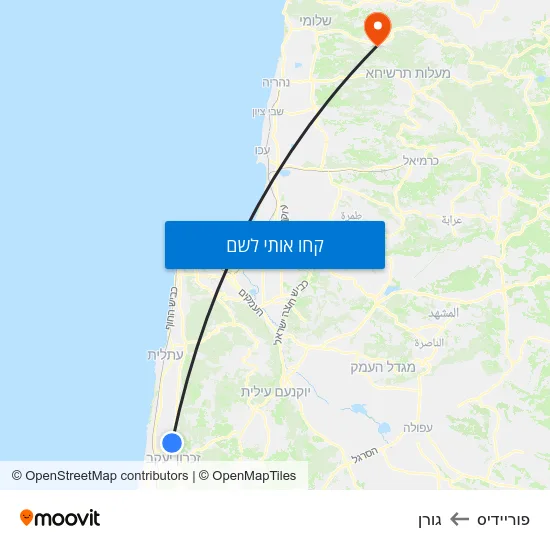 מפת פוריידיס לגורן