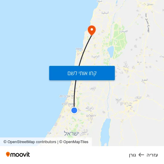 מפת עזריה לגורן