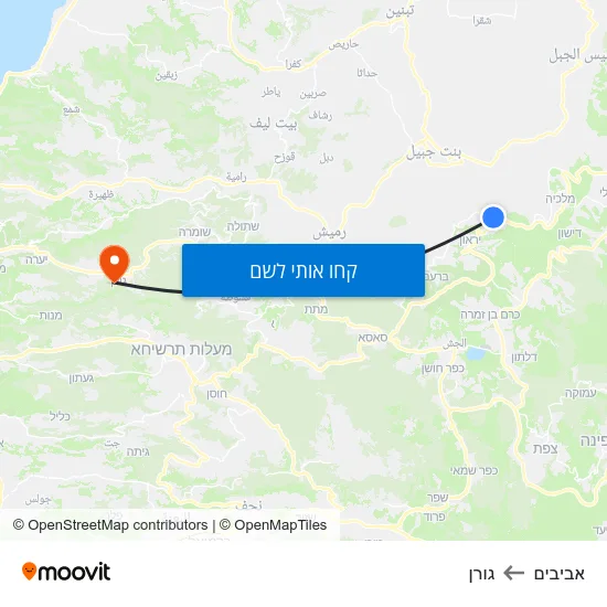 מפת אביבים לגורן