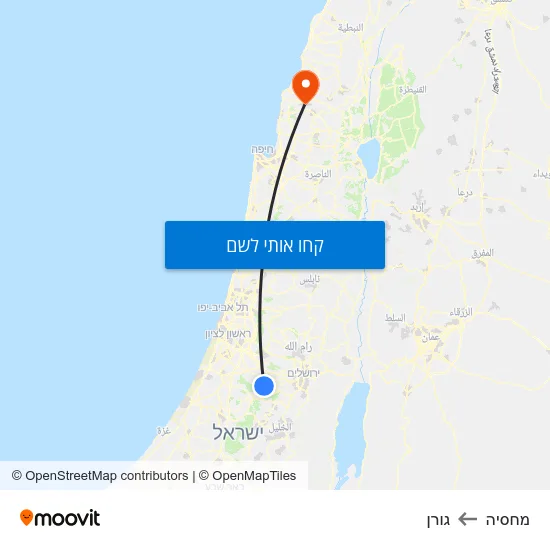 מפת מחסיה לגורן