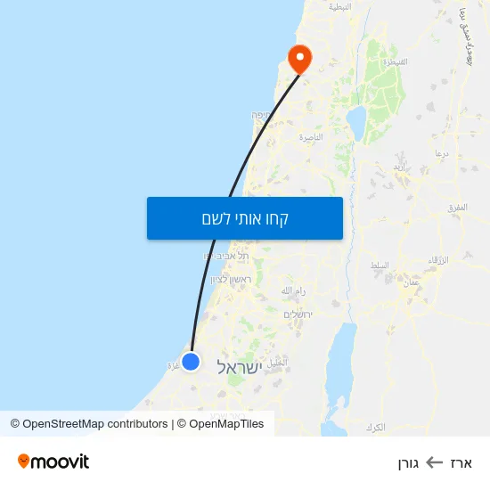 מפת ארז לגורן