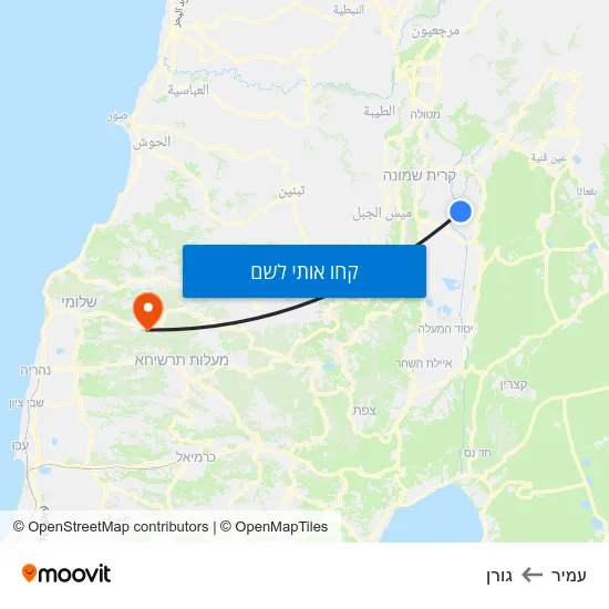 מפת עמיר לגורן