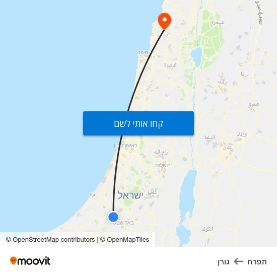 מפת תפרח לגורן