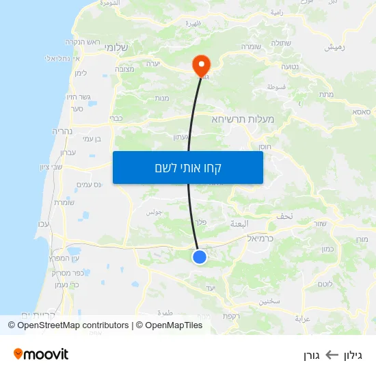 מפת גילון לגורן