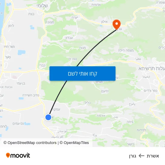 מפת אשרת לגורן