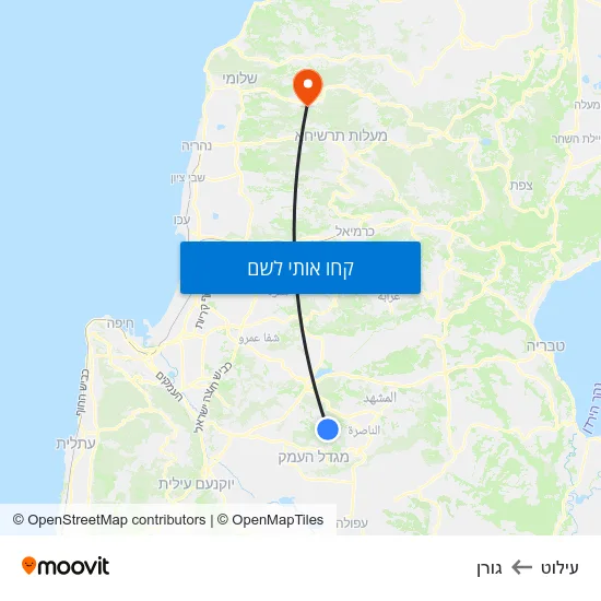 מפת עילוט לגורן