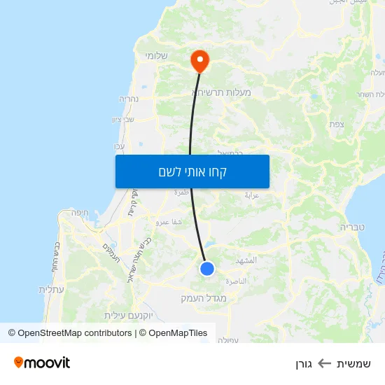 מפת שמשית לגורן