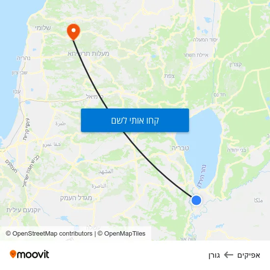 מפת אפיקים לגורן