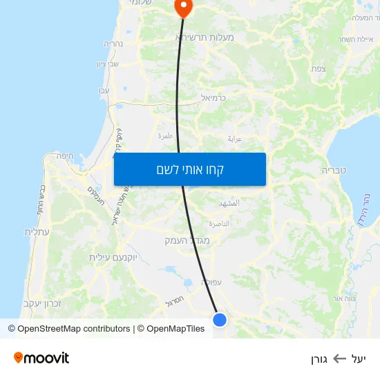 מפת יעל לגורן