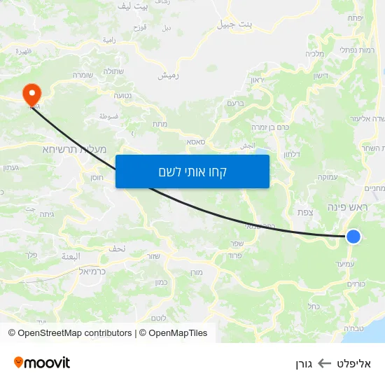 מפת אליפלט לגורן