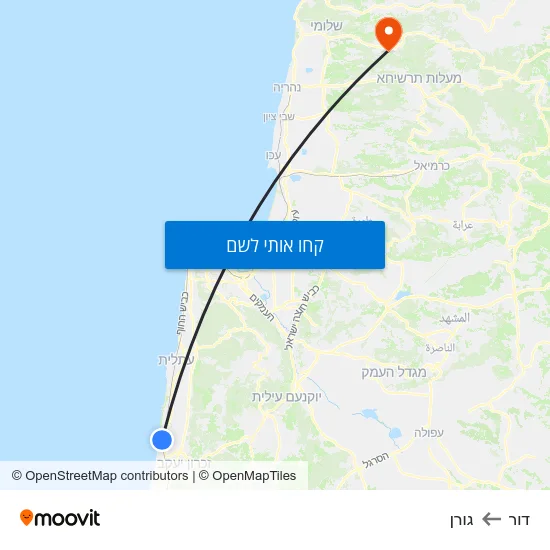 מפת דור לגורן