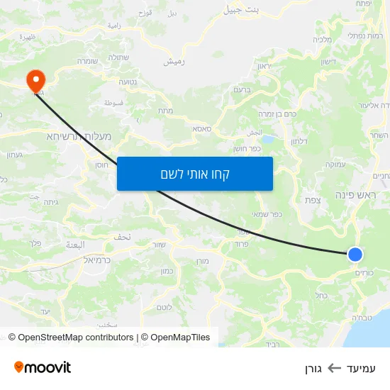 מפת עמיעד לגורן
