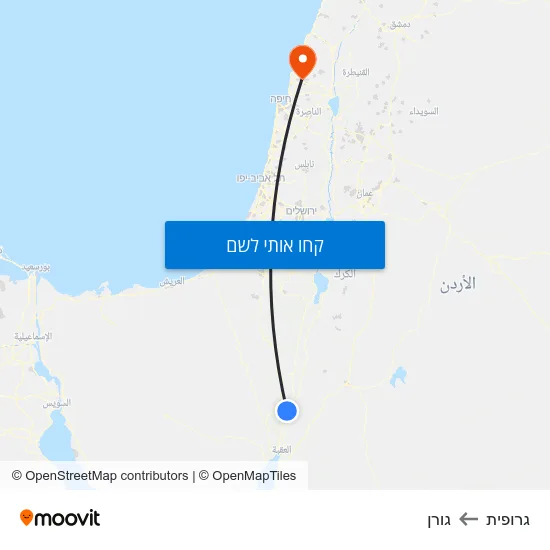 מפת גרופית לגורן