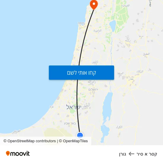 מפת קסר א סיר לגורן