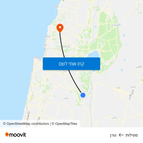 מפת מסילות לגורן