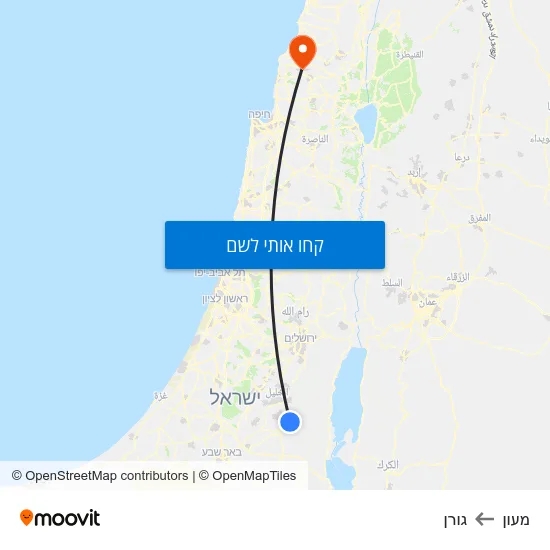 מפת מעון לגורן