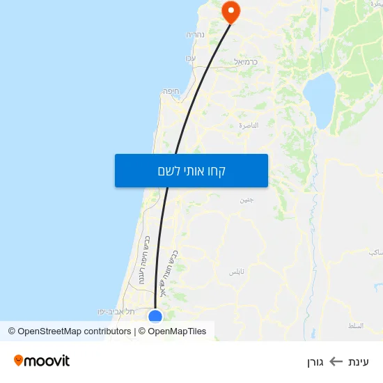 מפת עינת לגורן