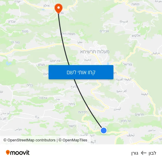 מפת לבון לגורן