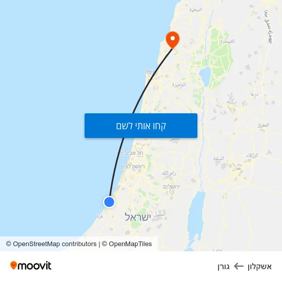 מפת אשקלון לגורן