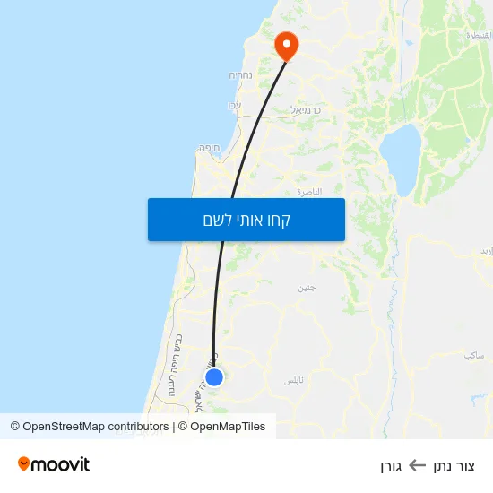 מפת צור נתן לגורן