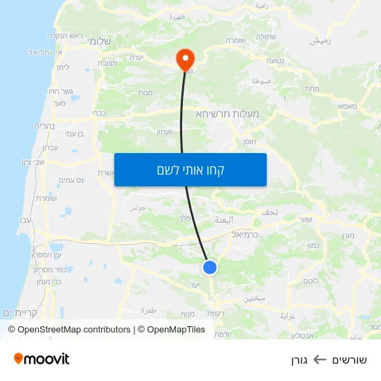 מפת שורשים לגורן